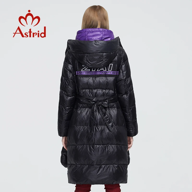 Aster D-parka con capucha para mujer, chaqueta gruesa y cálida con guantes, ropa de talla grande, ZR-3559, invierno, 2022