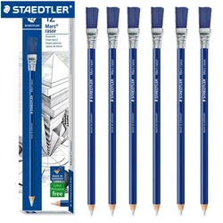 6/12 pcs STAEDTLER 526 61 Pencil Style Eraser+Brush School Stationery Office Supplies Pencil Eraser Ballpoint Gel Pen Erasers