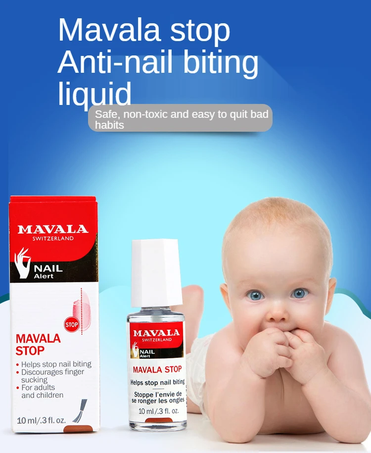 Switzerland Mavala Baby Stop Eating Hand Prevent Eating Bitter Nail Water Prevent Nail Biting Children's Liquid Oil Chew Finger