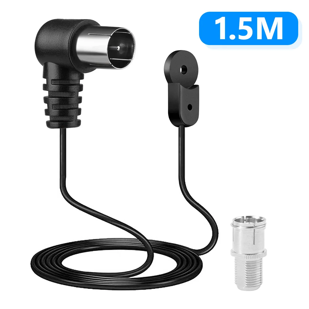 هوائي FM داخلي F-نوع ذكر 75 أوم راديو اقناع سلك للمنزل ستيريو استقبال لياماها JVC سوني بايونير oun باناسونيك أونكيو