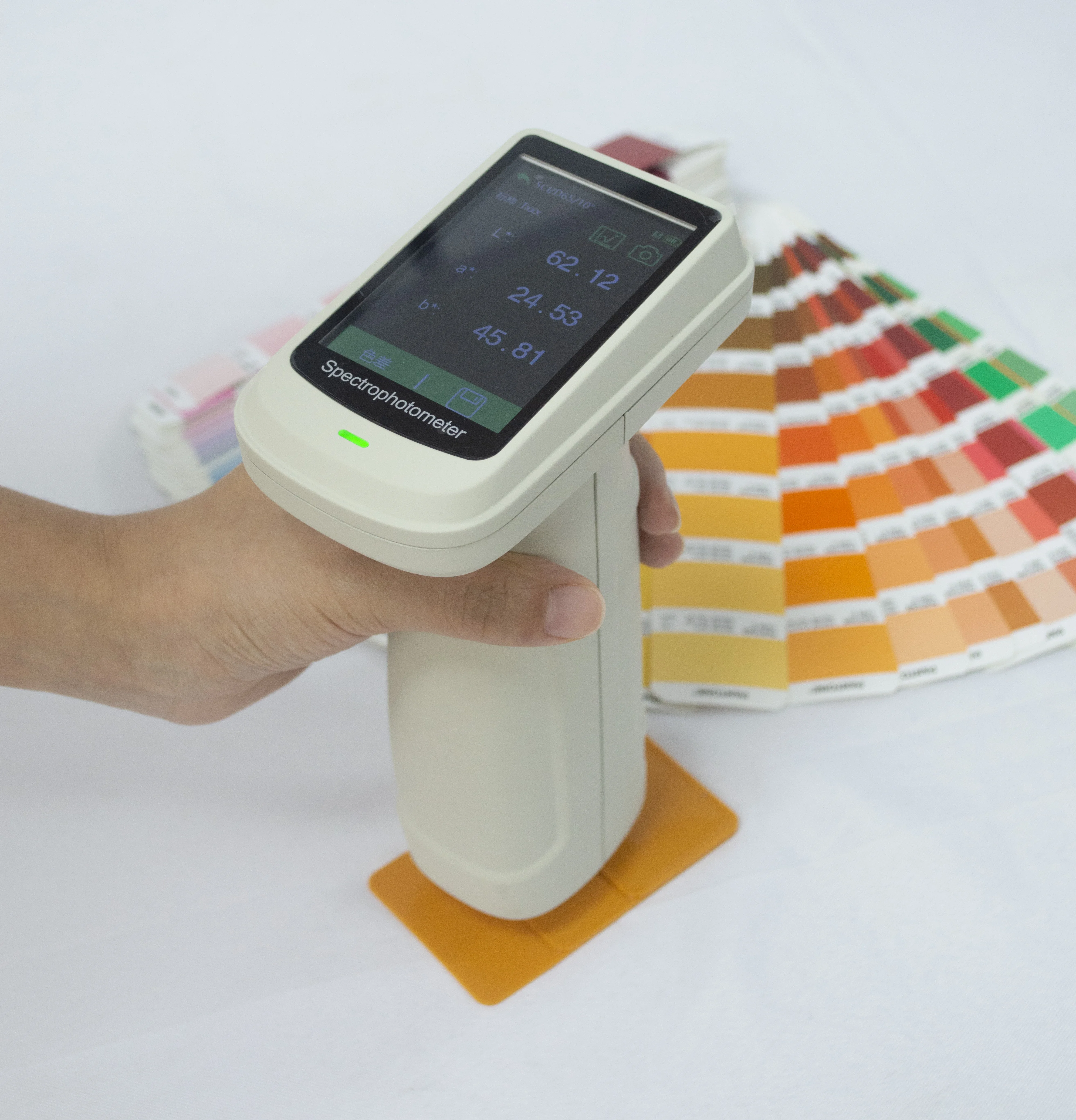 CKNspec Portable Spectrophotometer DS-700D,High-Precision Colorimeter Color Difference Tester,For Plastic,Textile,Pigment,Paint