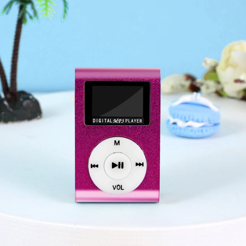 Portable Mini MP3 Player Walkman Clip MP3 Music Player With LCD Screen Support 32GB Micro SD TF Card Fashion Sport Music Player