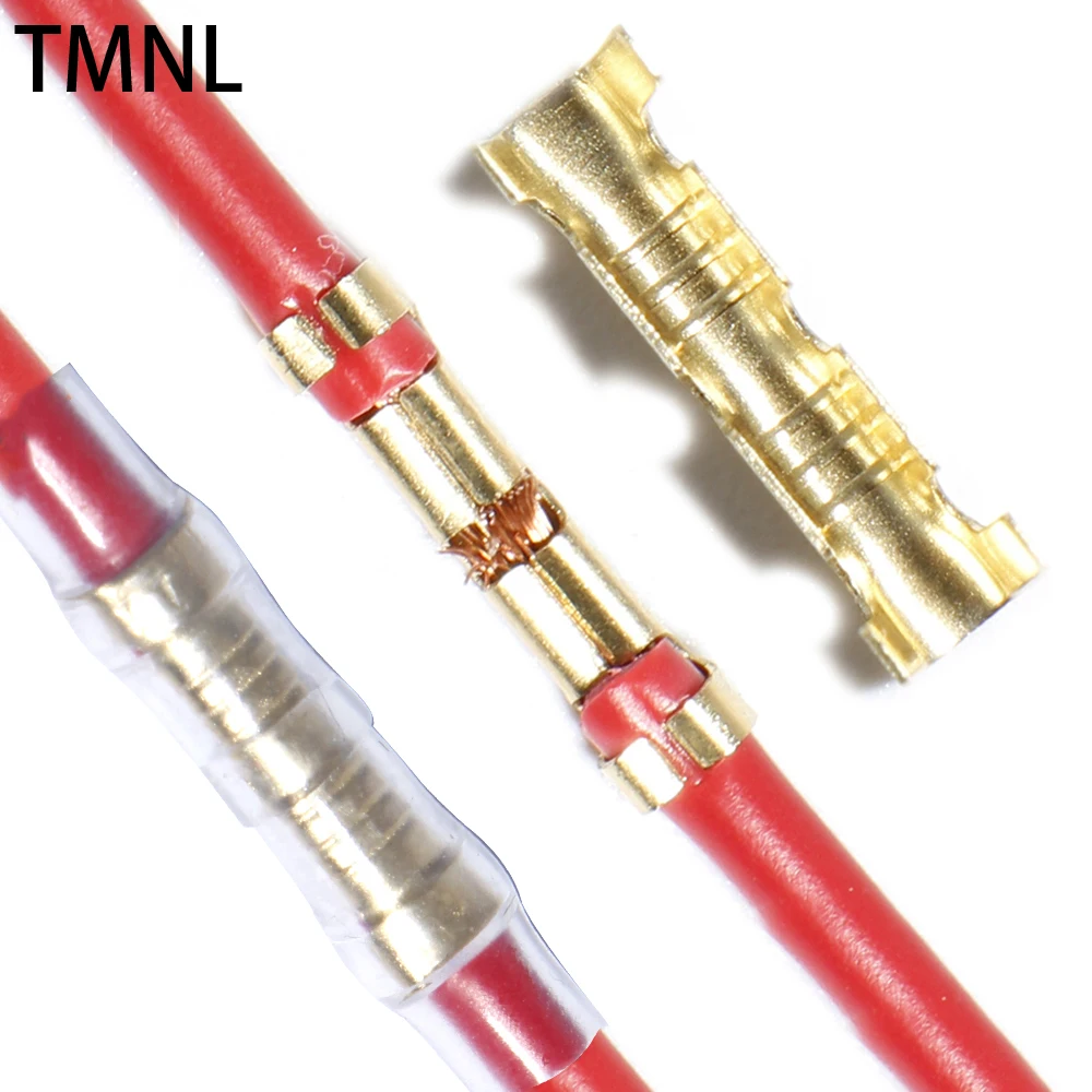 

U-type shaped Terminals plug wire cold wiring Car Crimp Cable Electrical Docking Connector quick line pressing Insulation Sheath