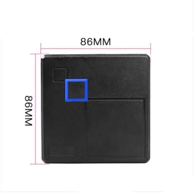 WG26/34 RFID 125KHz / IC 13.56mhz Card Reader Keypad Wiegand  Access Control Reader Color Black waterproof