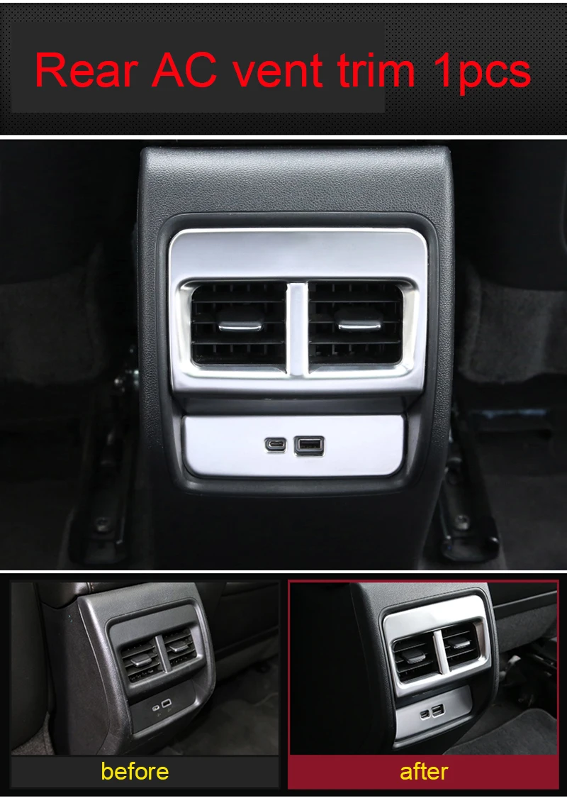 

Vent Trim For Cadillac 1pcs Xt4 Chrome Car Interior Year Ac