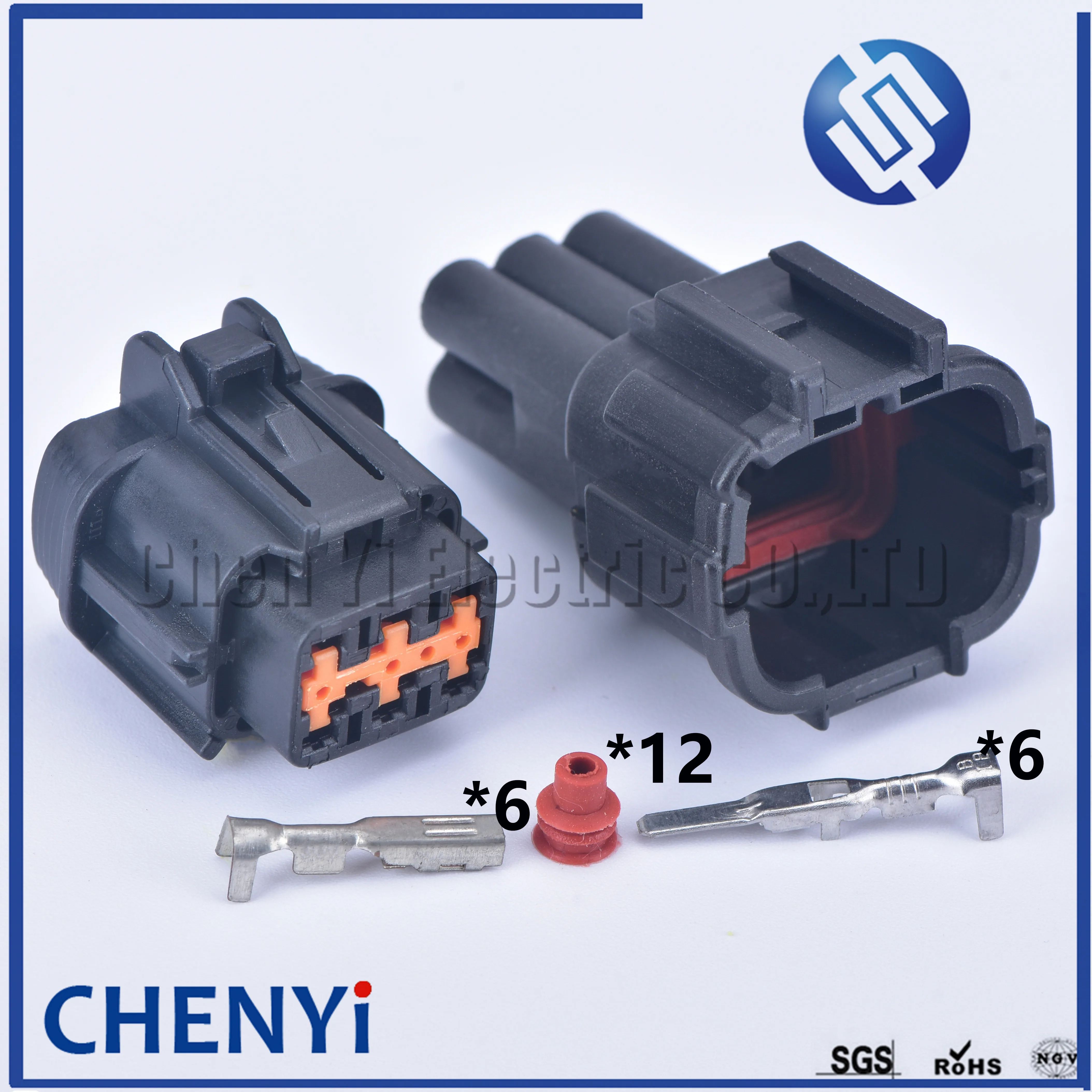 1 zestaw 6 pinów 6185-5175 6188-5539 męskie żeńskie automatyczne wodoodporne złącze lampy tylnej wtyczka reflektora 6185-1173 PB295-03020