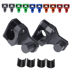 Universal Motorcycle Handlebar Riser Adapter Rod Clip Riser For 22MM And 28MM HandleBar Adapter Honda Yamaha BMW Kawasaki