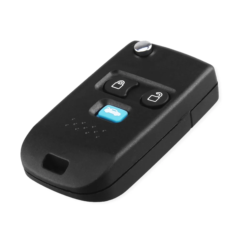 KEYYOU 3 Buttons Modified Flip For Ford Transit MK6 Connect 2000 2001 2002 2003 2004 2005 2006 Fob Remote Car Key Shell Keyless