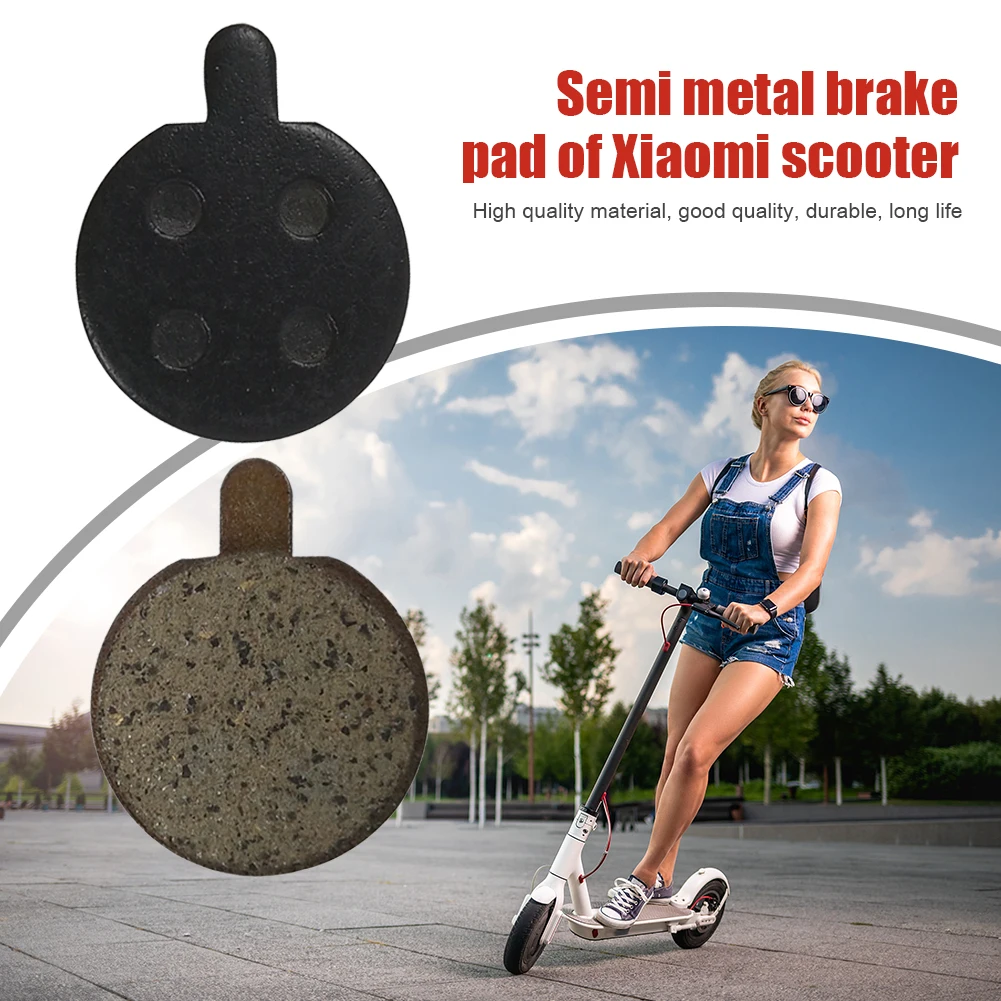 2 Pair Electric Scooter Disc Brake Pads for Xiaomi M365 Pro Kick Scooter Replacement Parts Friction Plates