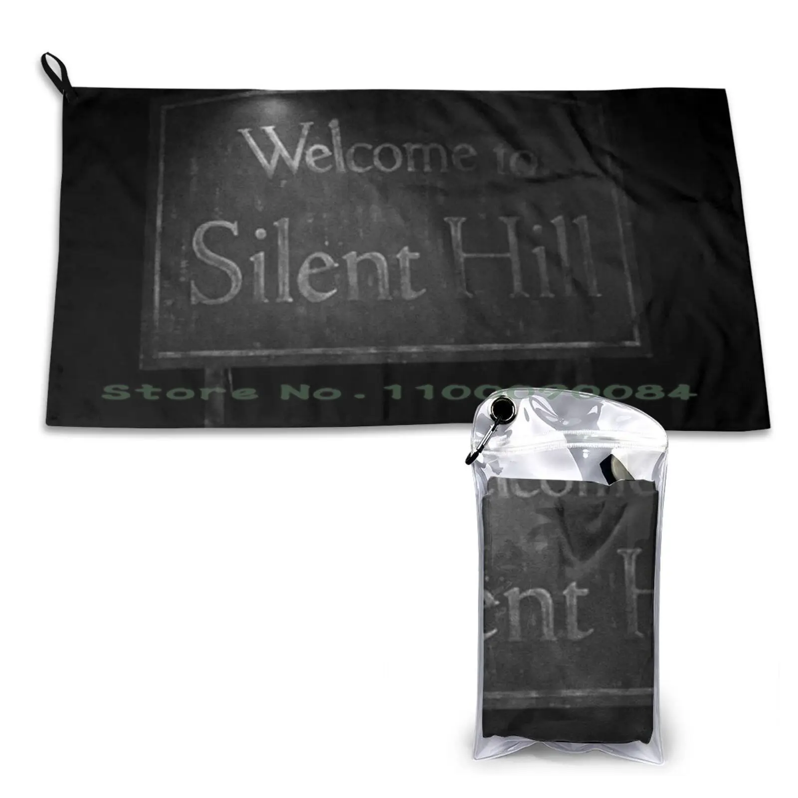 Welcome To Silent Hill Quick Dry Towel Gym Sports Bath Portable Welcome To Silent Hill Terror Soft Sweat-Absorbent Fast Drying