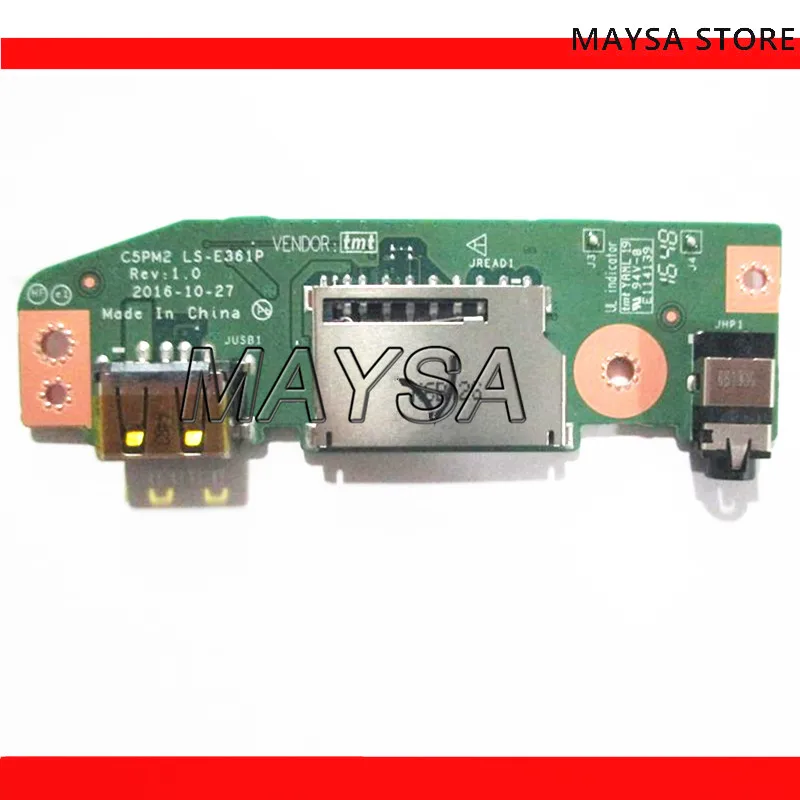 original for acer aspire VX15 VX5-591 VX5-591G N16C7 AUDIO USB SD CARD READER BOARD C5PM2 LS-E361P