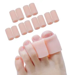 Sumifun 2Pieces Transparent Gel Fingers Protector Corn Corrector Hammer Toe Separator Foot Suport Z55302