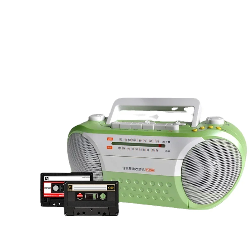 

F-136 Voice Recorder English Learning Tape Player Primary School Students Mini Tape Recorder Portable Recorder Teaching Cassette