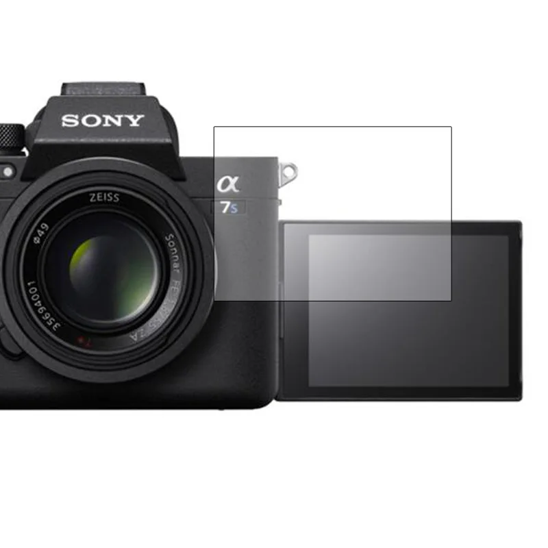 Szkło hartowane ochronne etui na Sony Alpha 7S III/A7Siii A7S Mark III/A7S3/A7SM3 LCD folia ochronna na ekran ochrona