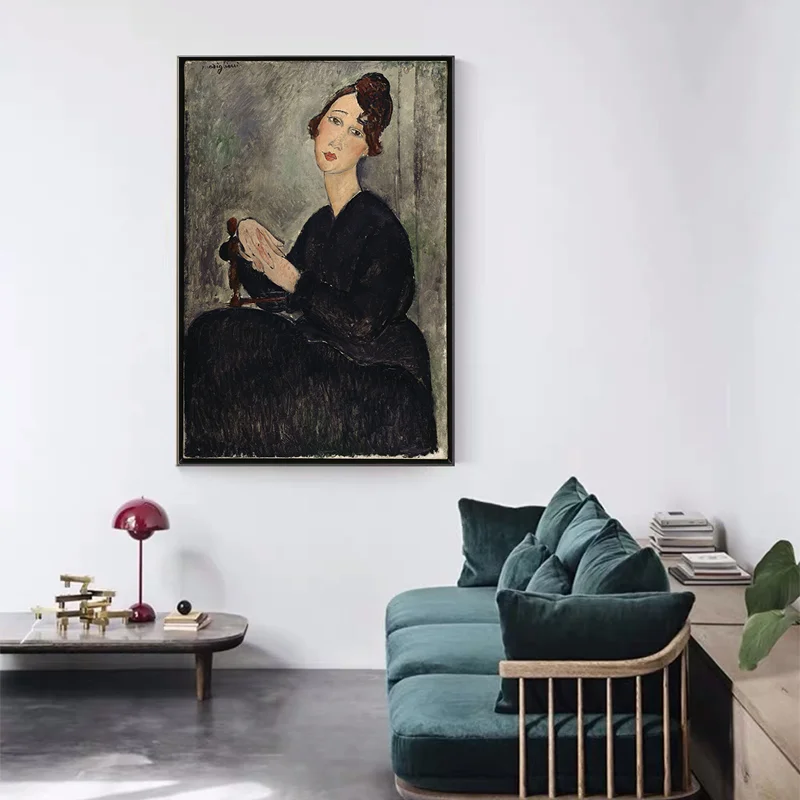 Amedeo Modigliani Best Canvas Painting Print Living Room Home Decoration Artwork Modern Wall Art Oil Painting Posters Pictures