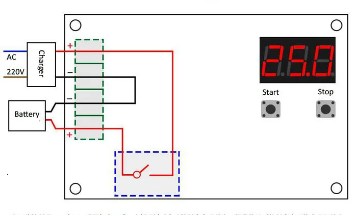 1/3PCS XH-M604 Batterie Ladegerät Steuer Modul DC 6-60V Speicher Lithium-Batterie Lade Control Schutz bord Schalter – Detail 4