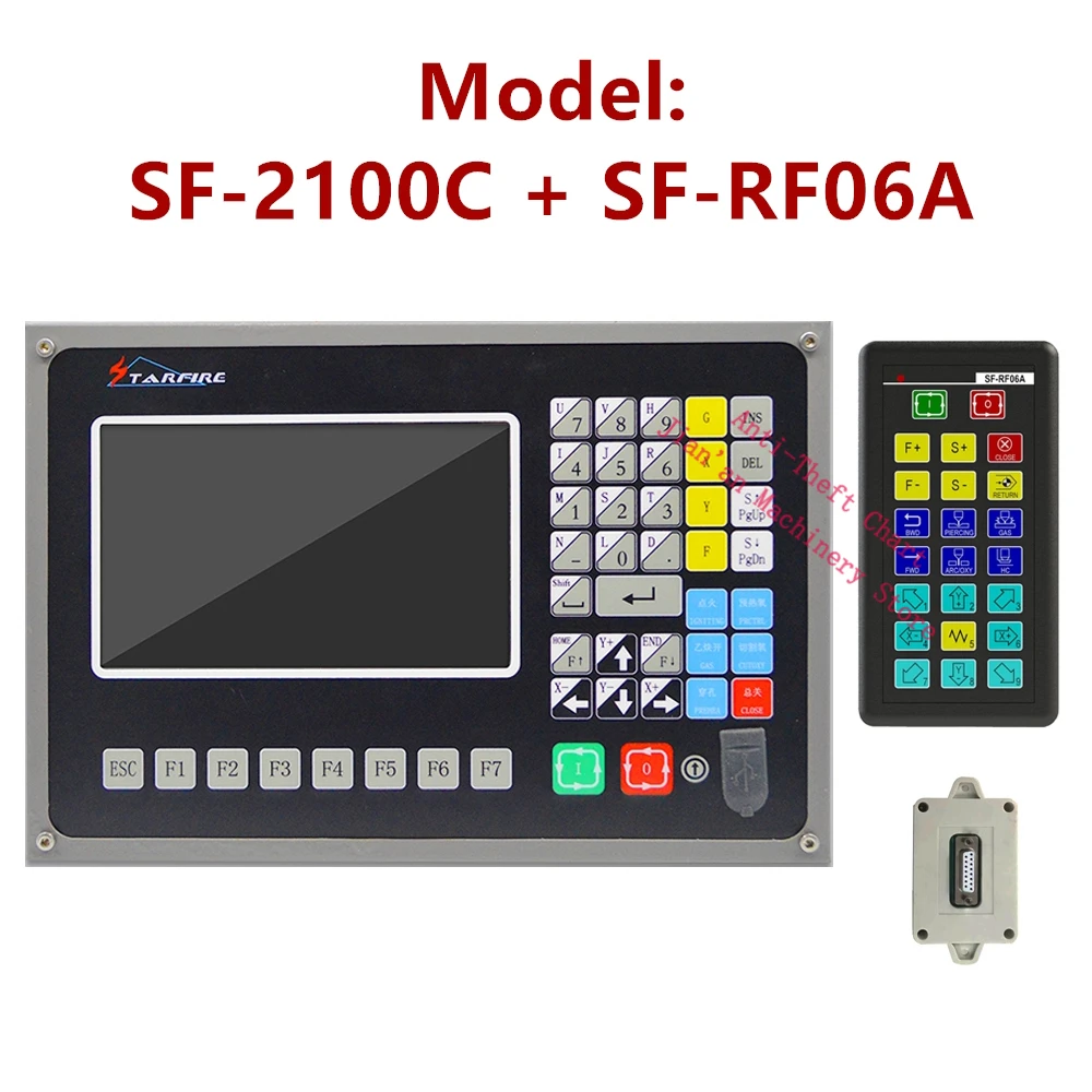 Plasma SF2100C+SF-HC25K+SF-RF06A+THC Lifter JYKB-100-DC24V-T3 torch height controller+Wireless remote control  RF06A 25K 2100C