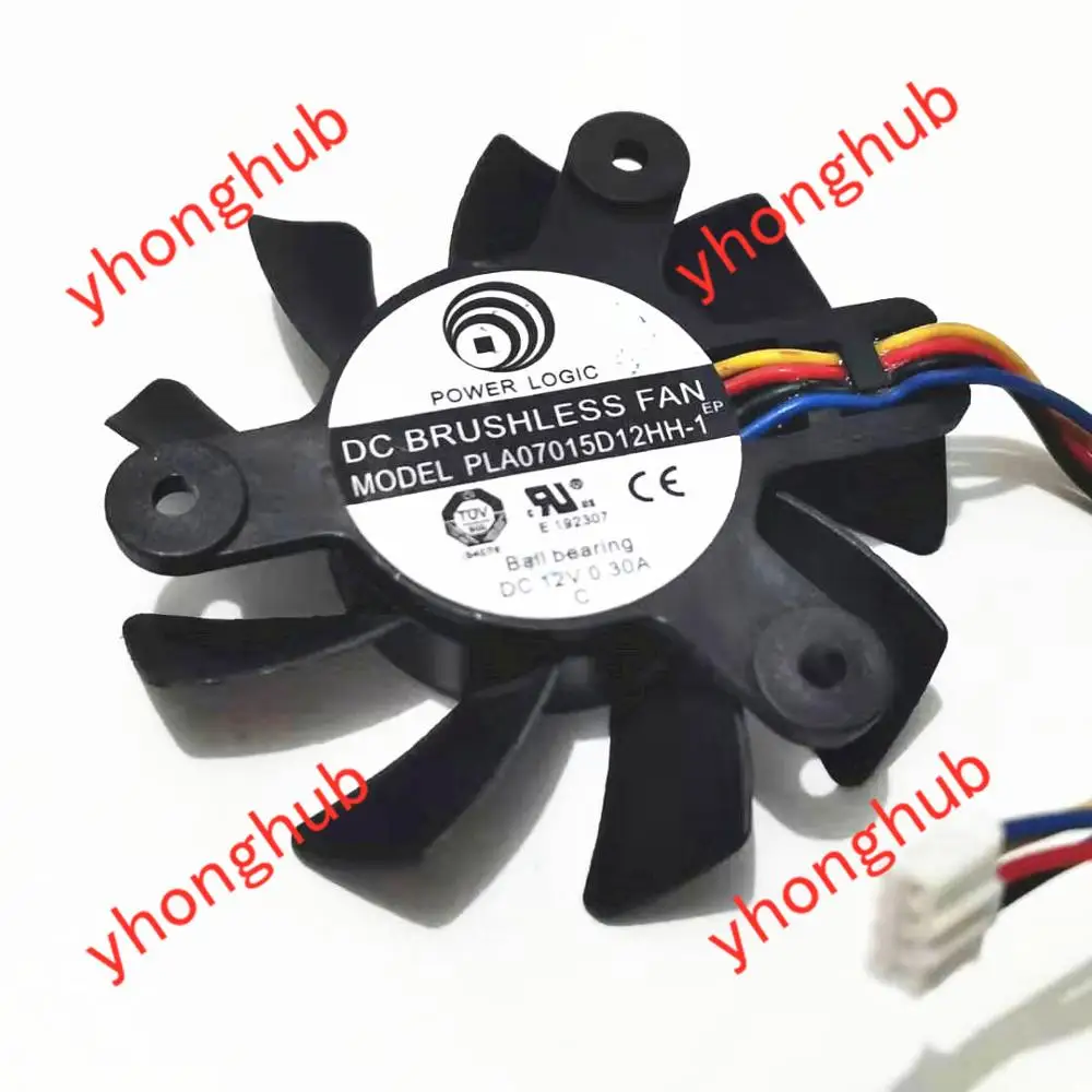 

A-POWER PLA07015D12HH-1 DC 12V 0.30A 4-wire Server Cooling Fan