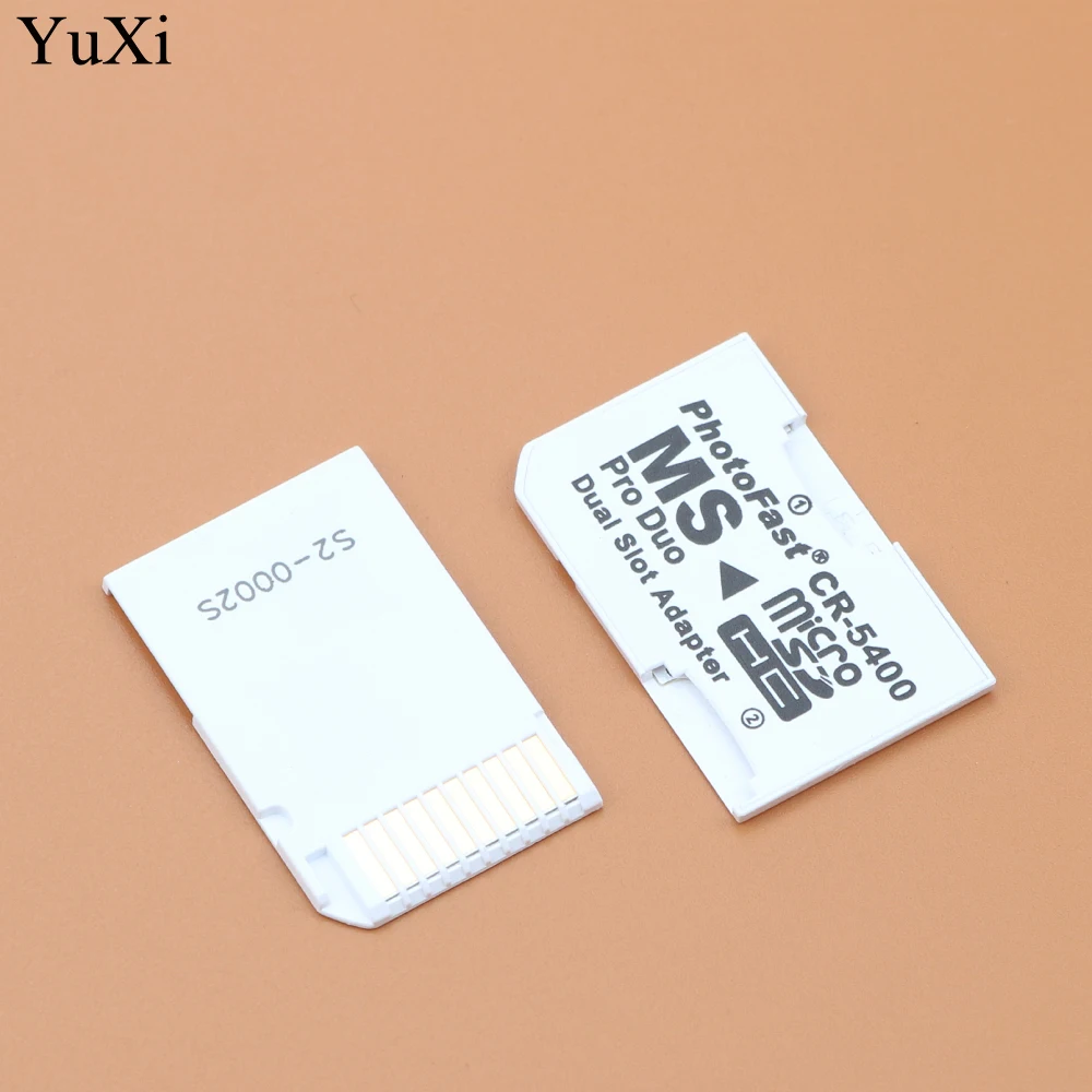 Single and Dual Support Memory Card Adapter Micro SD To Memory Stick Adapter For PSP Micro SD 1MB-128GB Memory Stick Pro Duo