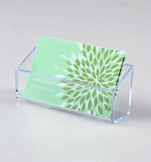 Multifunctional business card box imported transparent acrylic wall card holder crystal business card holder box