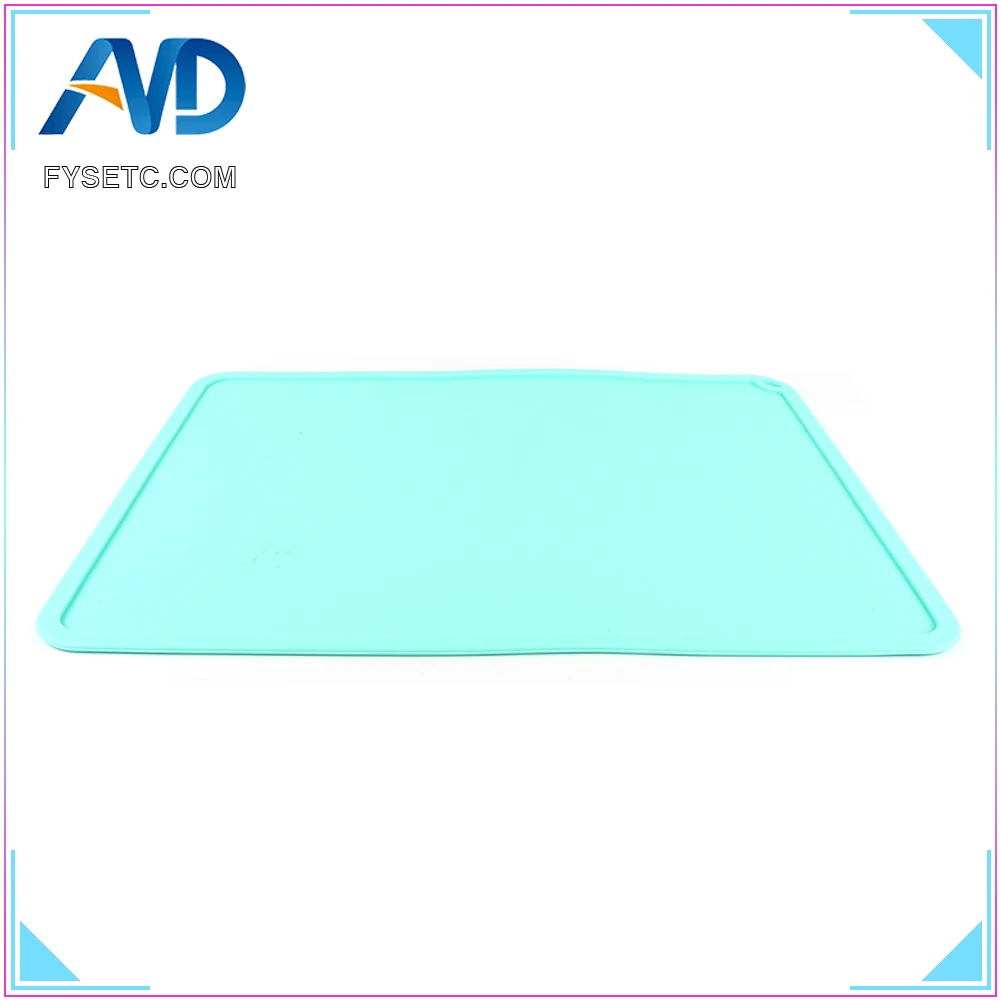 Silicone Slap Mat 410*310mm Clean-up Or Resin Transfer To Protect Work Surface  For DLP SLA 3D Printer Accessories