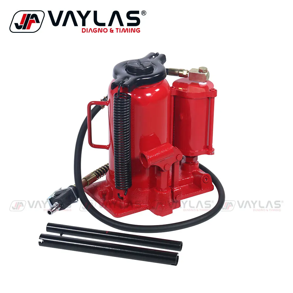 20-Ton Air Hydraulic Bottle Jack 20T Car Service Tool Pneumatic Jack for Vehicle Tire Change Lifting Truck/Automotive Repair