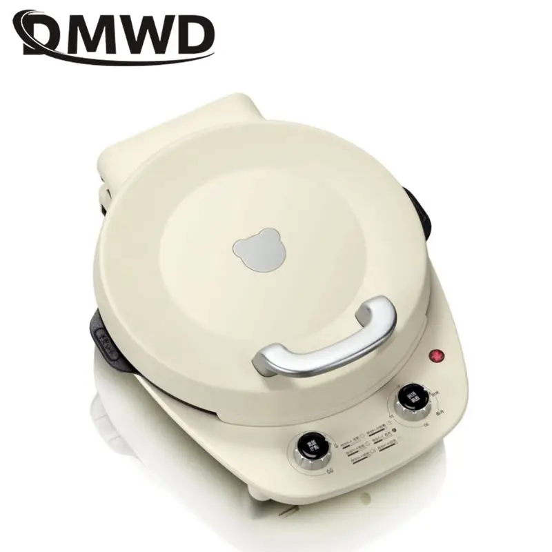 

DMWD Household Double Side Heating Electric Skillet 220V Crepe Pancake Maker Automatic Pizza Pie Machine BBQ Tool Frying Pan