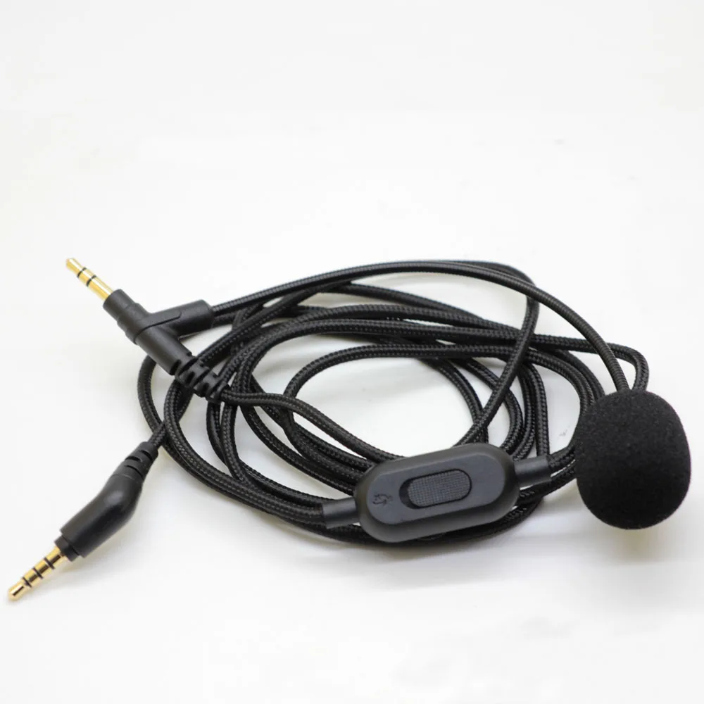 POYATU For Skullcandy Hesh 2 Hesh3 Crusher Grind Wireless Headphone Audio ClearSpeak Universal Cable With Boom Microphone Cords