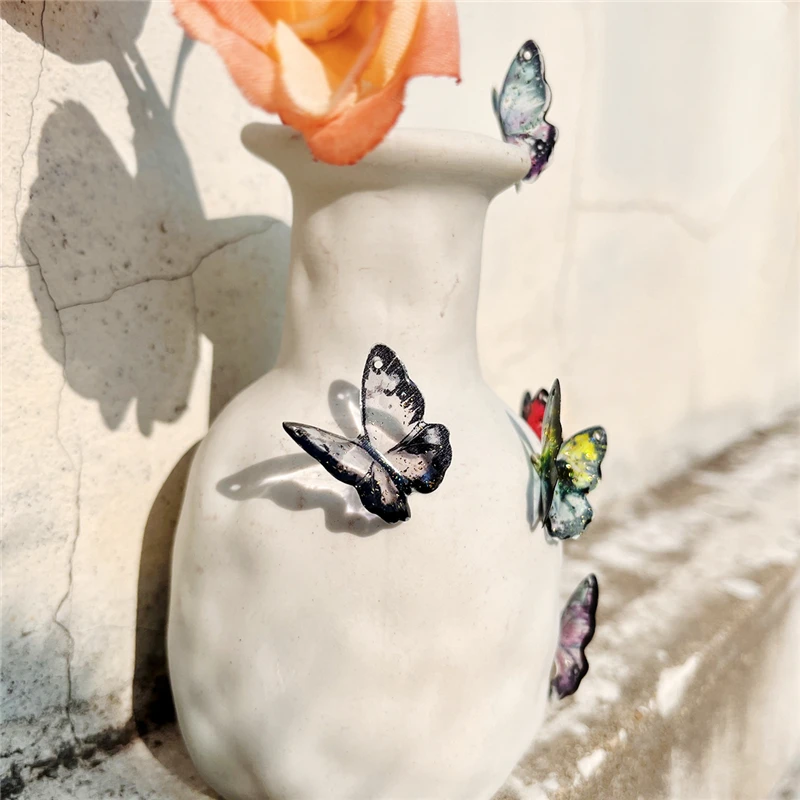 8 Color Resin Animal Butterfly Charms Beads for Jewelry Making Pendants Necklaces Cute Earrings DIY Handmade Accessories 2Pcs