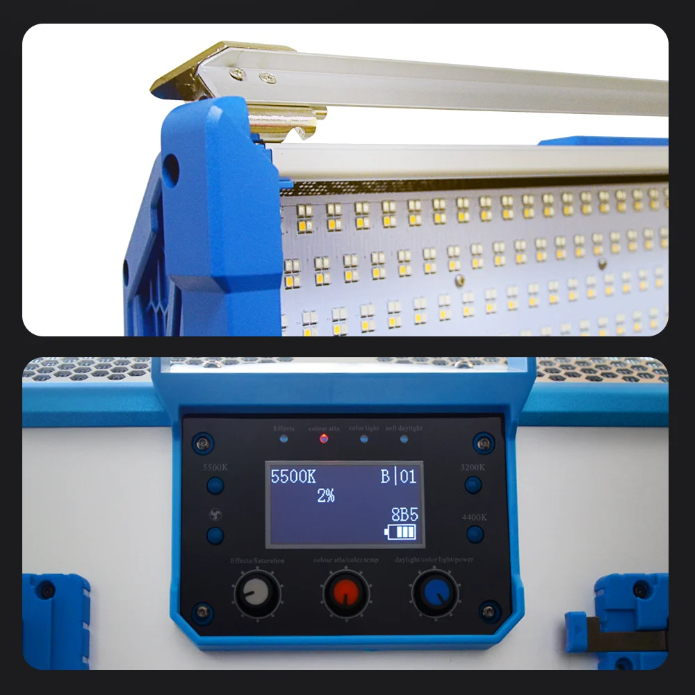 Светодиодный студийный светильник 300 Вт Yidoblo AI-3000C Софтбокс Студийная лампа с дистанционным управлением Светодиодная мягкая лампа Фотографическое освещение Видеосвет Пленка