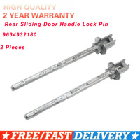 9634932180 2 Pieces Rear Sliding Door Handle Lock Pin for Peugeot Partner Citroen Berlingo 9639225577 9101 P8