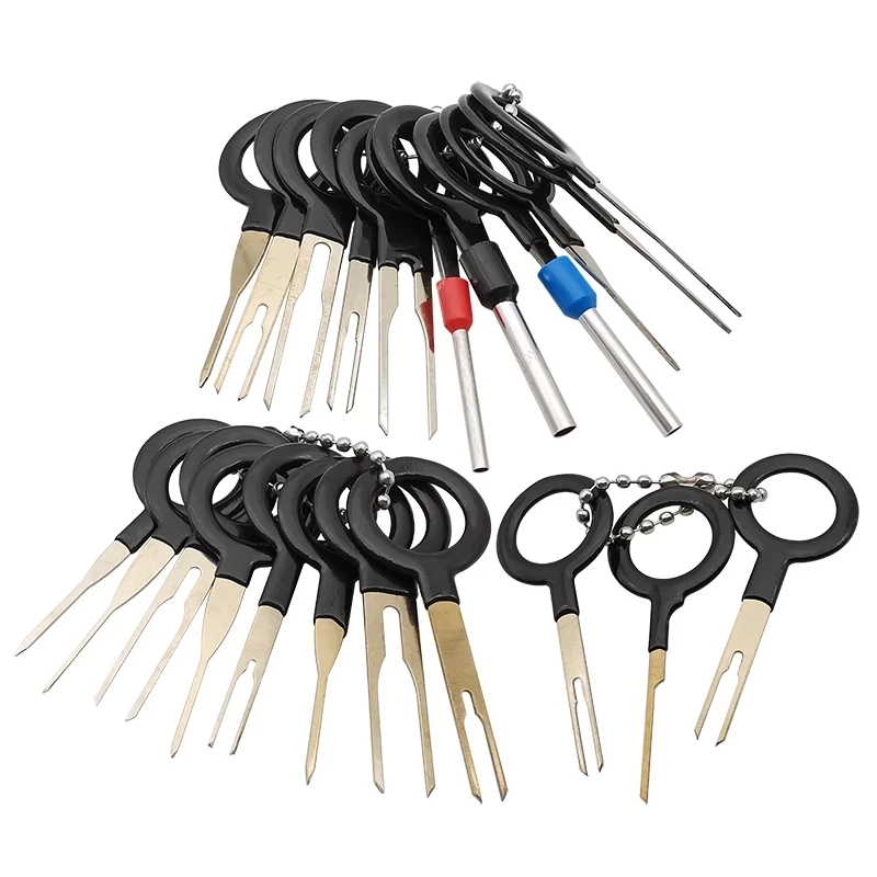 3/8/11/18/21/26/29/38/41Pcs Automotive Plug Terminal Remove Tool Set Key Pin Car Electrical Wire Crimp Connector Repair Tool