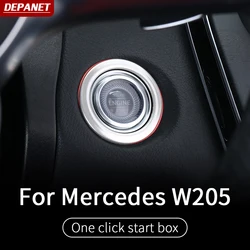 One-click start frame trim For Mercedes w205 amg coupe / interior trim c63 mercedes c class accessories w205 glc X253
