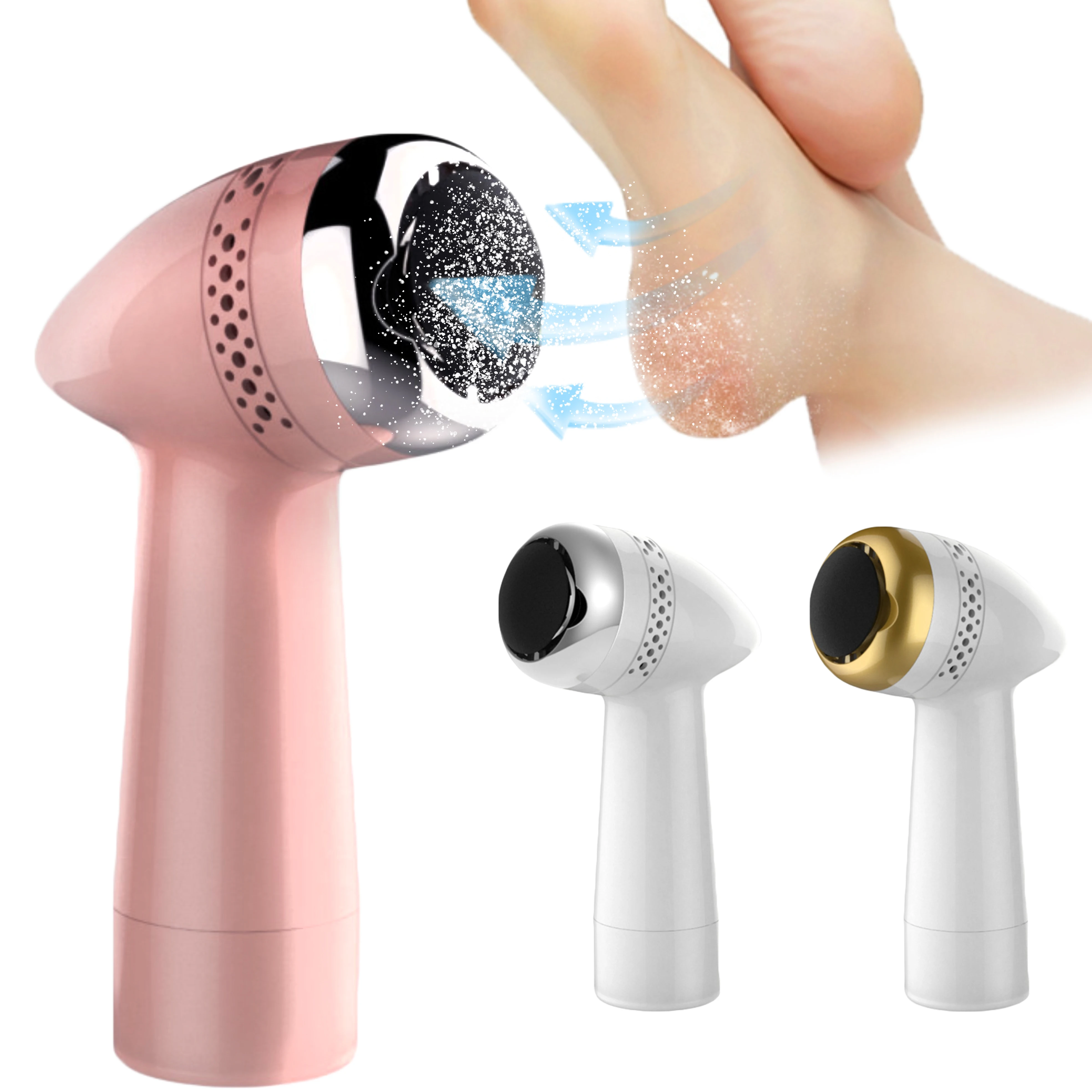 

New Electric Foot Files Vacuum Pedicure Tools Dead Skin Callus Remover USB Foot Grinde Absorbing Machine Portable Foot Care Tool