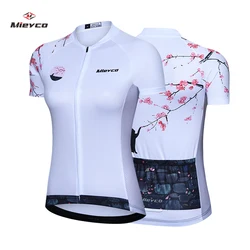 2022 Mieyco Women short sleeve cycling jerseys Motocross Bike Clothing shirts MTB Quick dry Bicycle Wear Ropa Ciclismo Hombre