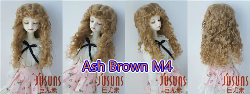 D28002 Extremely Longe Curly Monghanjuc Mohair BJD Wigs 6-7' 7-8' 8-9' 9-10' 1/6 1/4 1/3 YOSD MSD SD DOD QBaby Blythes Hair