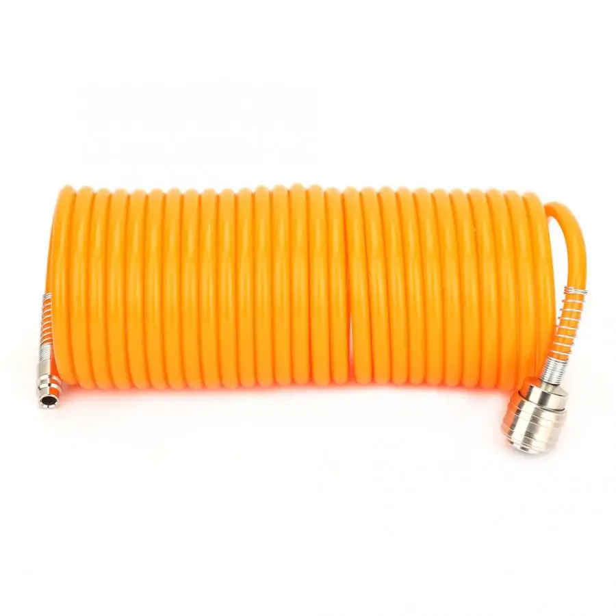 Telescopic PE Hose 7.5M Pneumatic Air Hose Tube Air Compressor Toll with European Style EU Male and Female Quick Connector