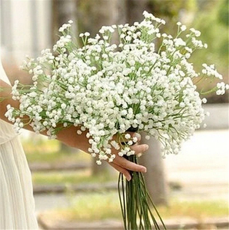 5/10pcs Gypsophila Floral Flower Fake Silk Bouquet Home Decor Artificial Flowers DIY Floral Bouquets Plastic Flowers