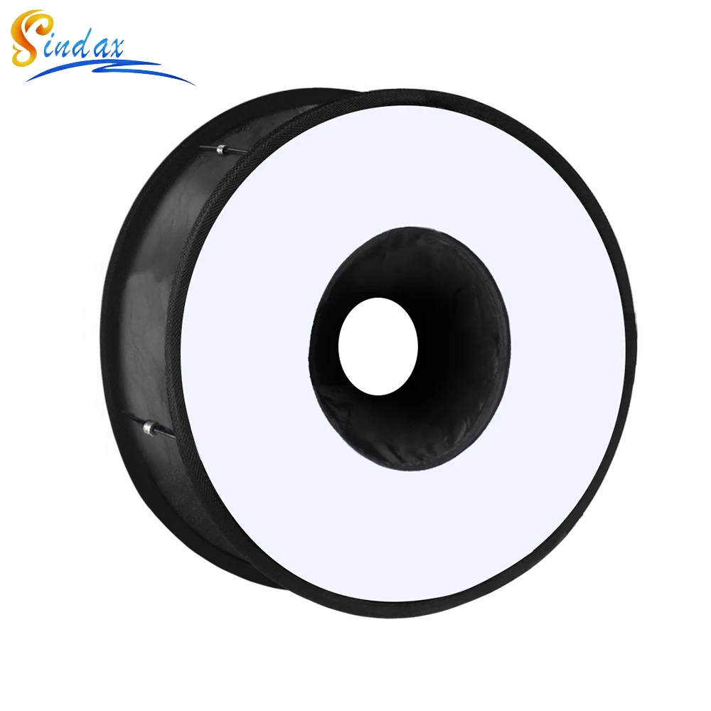 45cm Ring Softbox Speedlight Round Style Flash Light Shoot Soft box Foldable Soft Flash Light Diffuser For DSLR Canon Nikon