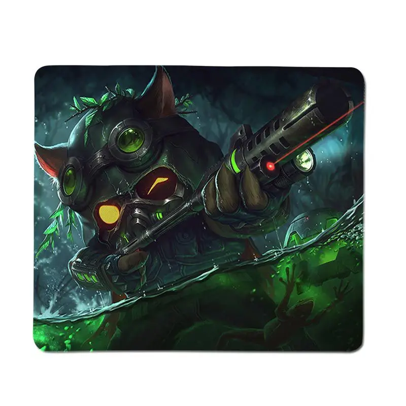 FHNBLJ Top Quality League of Legends Teemo Gamer Speed mouse Retail Small Rubber Mousepad mouse da gioco all\'ingrosso più venduto