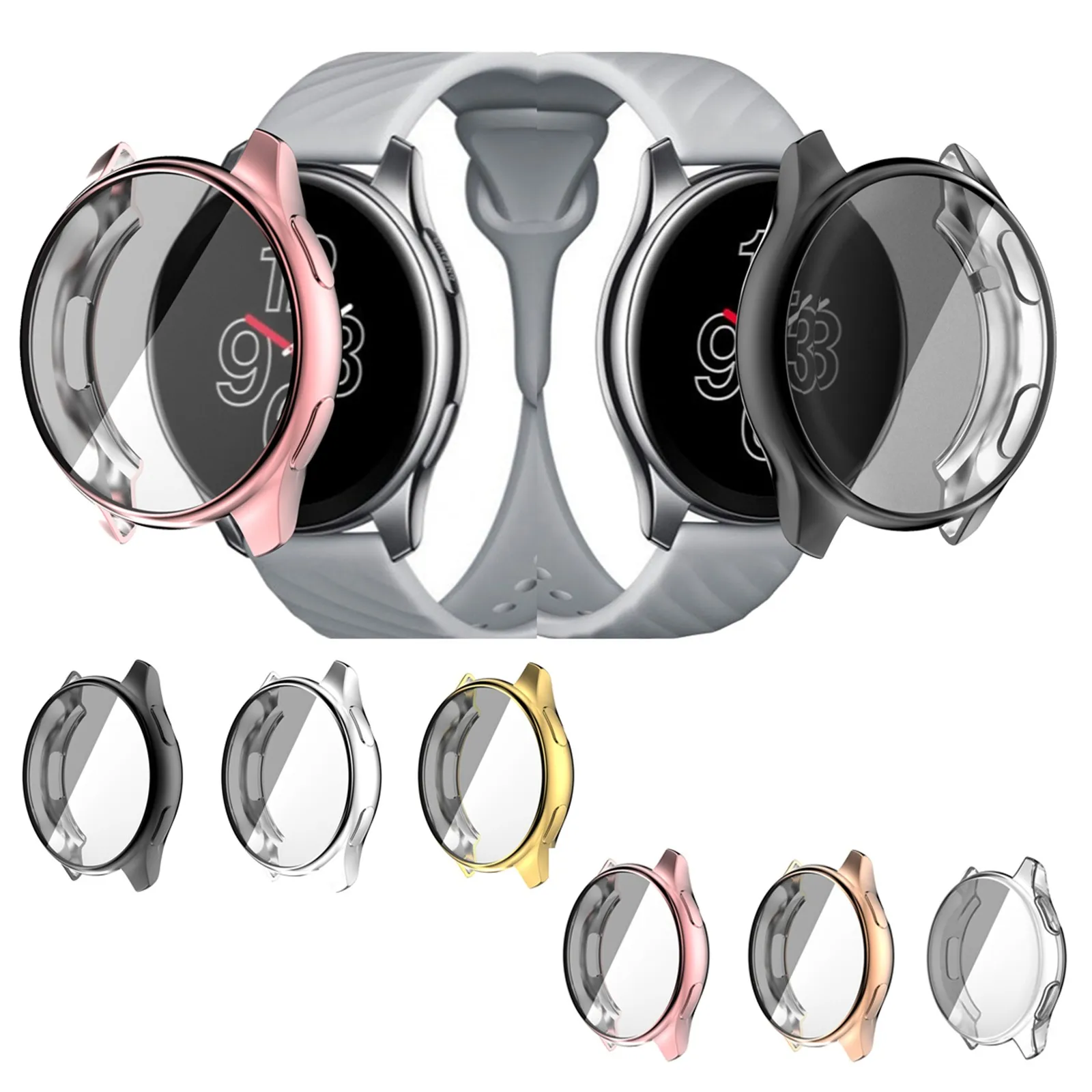 TPU สำหรับ OnePlus นาฬิกา46มม.ป้องกันหน้าจอกรณีอุปกรณ์เสริมใหม่ป้องกันฟิล์มสำหรับ OnePlus เคสฝาครอบ