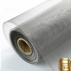 SS304L High transmittance ventilate Insect Screen Anti Mosquitoes flies metal windows woven wire cloth net Mesh Screen Bug Room
