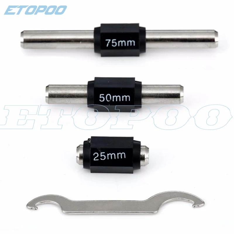 Micrómetro exterior 0-25mm/25-50mm/50-75mm/75-100mm calibre métrico Vernier calibrador herramientas de medición de espesor 0-100mm