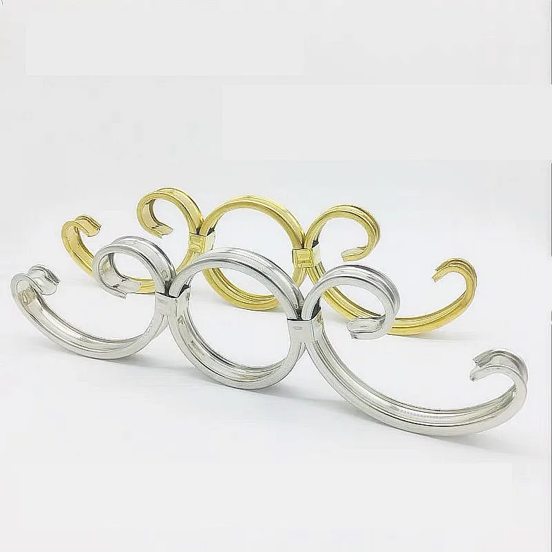 1 piece unique 304 metal craft door applique stair armrest furniture window stainless steel decorative SOS flower