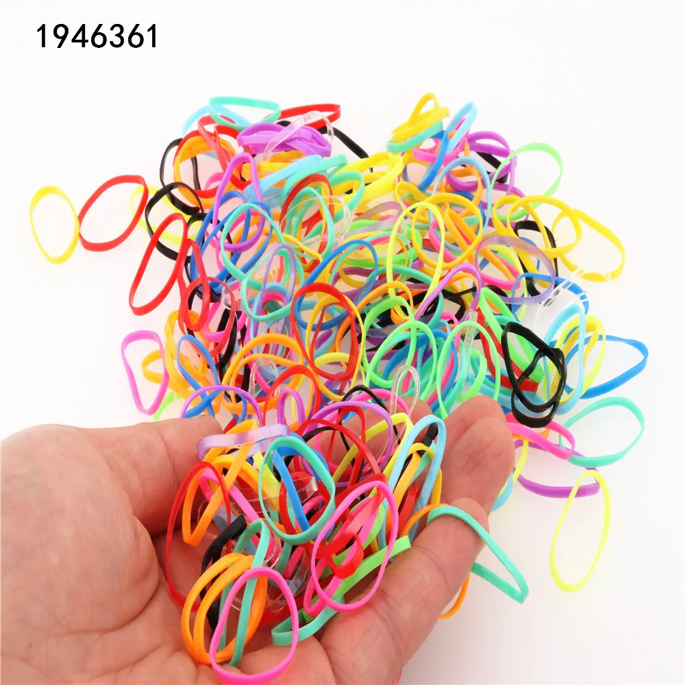 High quality 902 Black Color Elastic Rope Rubber Band  Women Girls child Tie Hair Styling Tools Students School Supplies