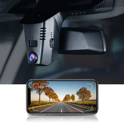 Fitcamx 4K Dash Cam for BMW 5/6/7 Series G30/G32/G11 2018-2023, Plug&Play, 2160P Night Vision WiFi DVR