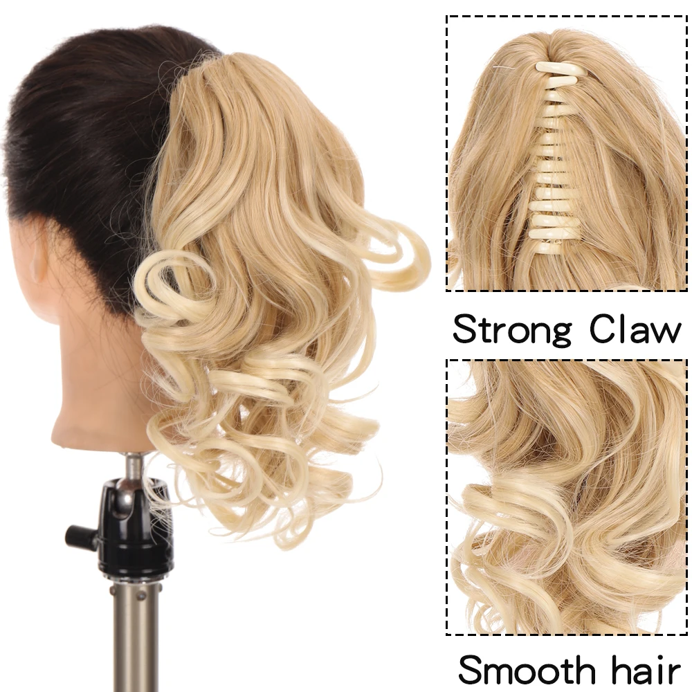 MSTN Ladies Wig Synthetic Wig Ponytail Catch Clip Ponytail Wig High Temperature Resistant Chemical Fiber Cosplay Daily