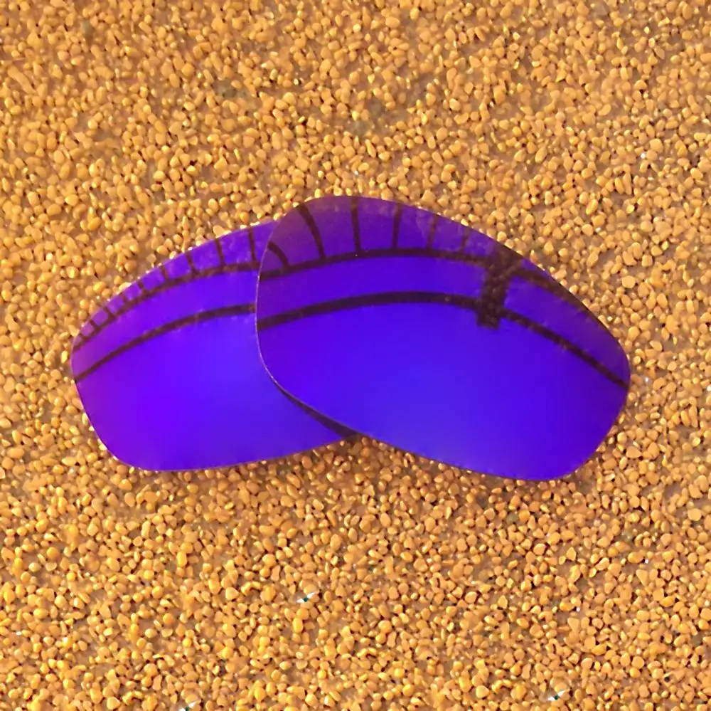 

Purple Mirrored Polarized Replacement Lenses for Split Jacket Sunglasses Frame 100% UVA & UVB