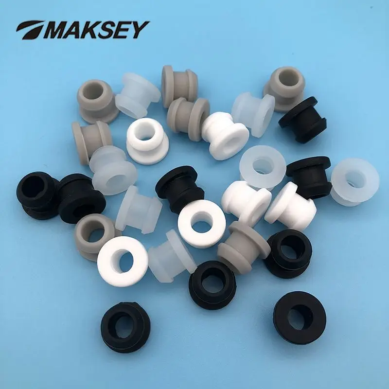 MAKSEY Rubber o-ring gaskets Water sealed washer 9mm 9.5mm 10mm 10.5mm 11mm pvc grommet with hole Silicone rubber tube flexible