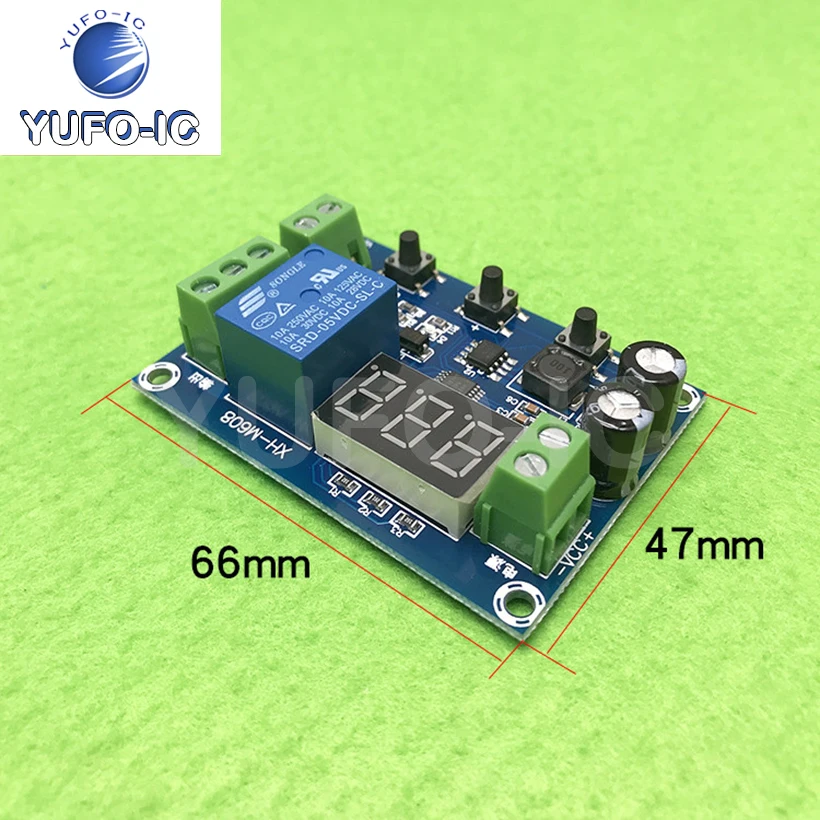 XH-M608 Battery Charge Discharge Module Integrated Voltmeter Undervoltage Overvoltage Protection Timing Charging And Discharging